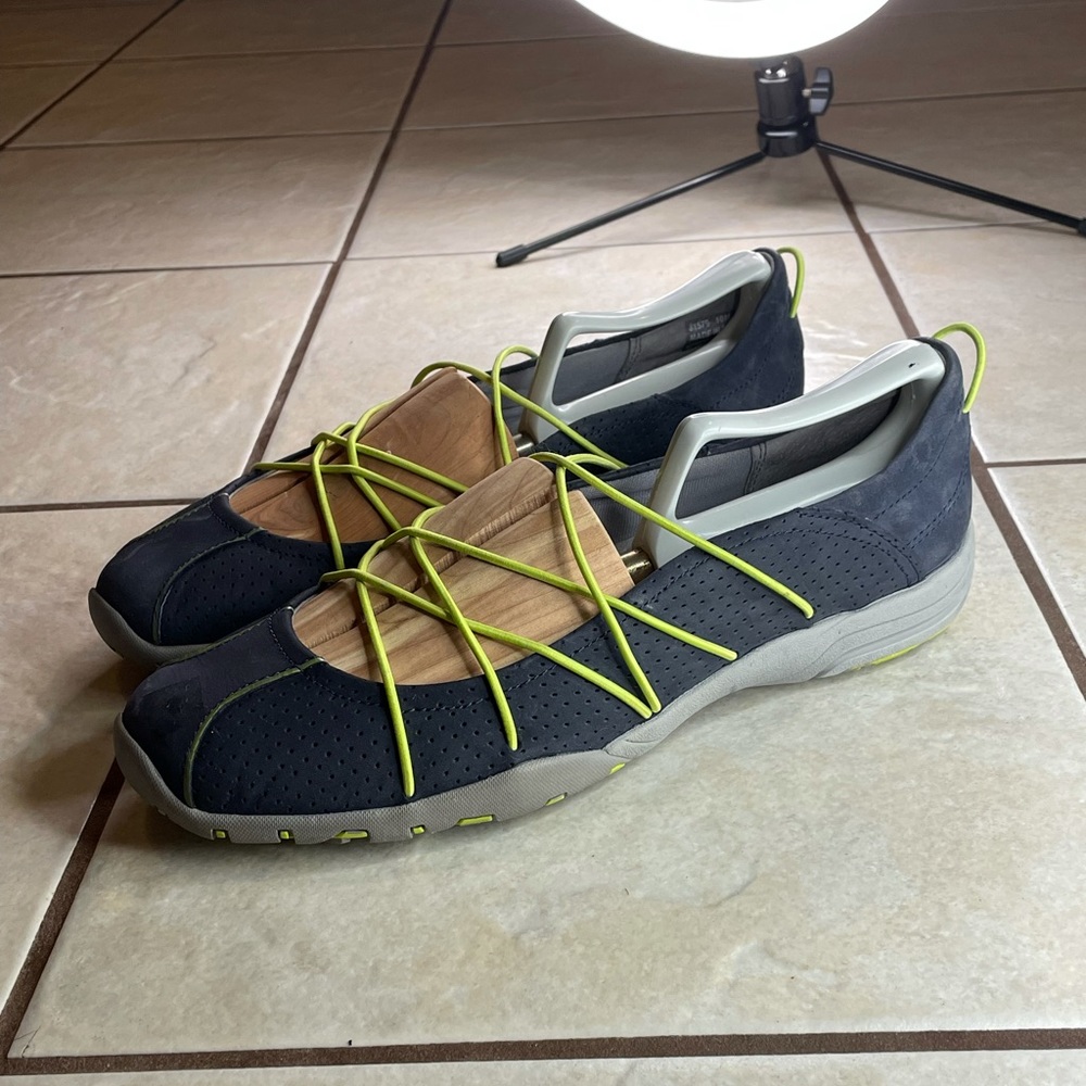 clarks privo gray slip ons elastic laces 10m